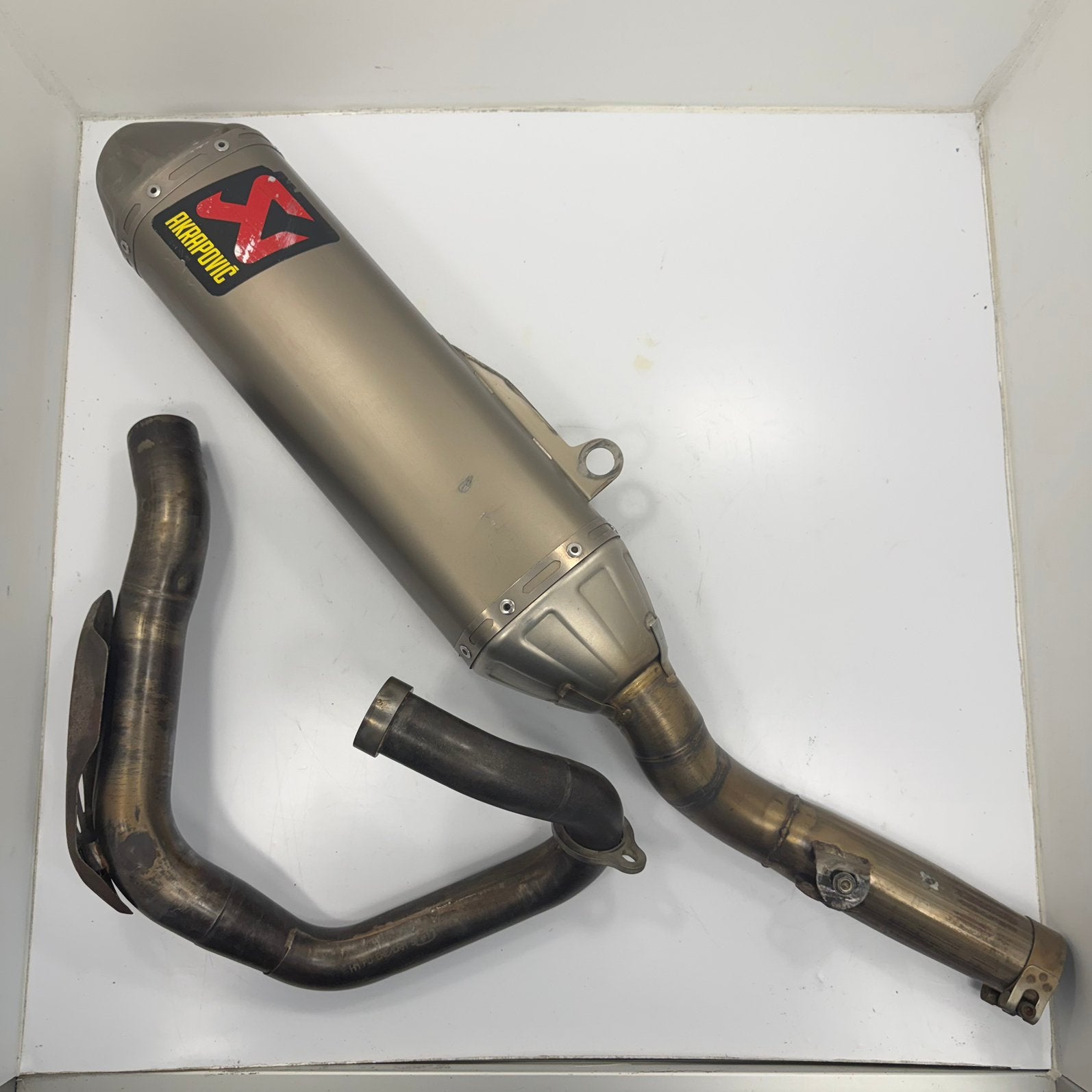 Akrapovic Uitlaat Honda CRF 450 R 2009-2012, Motoren, Ophalen of Verzenden, Gebruikt
