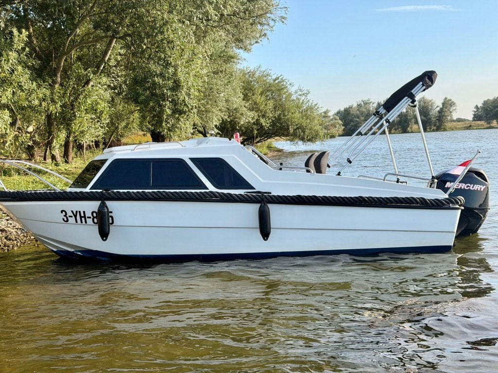 Microplus 502 Kajuitboot, 50PK 4t Mercury EFi incl Trailer!, Watersport en Boten, Buitenboordmotor, 1.00 - 1.50 meter, Niet ingevuld
