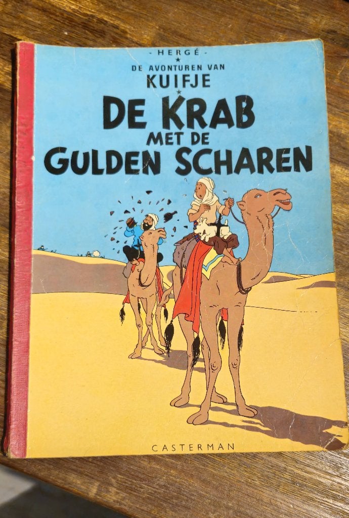 De Krab met de Gulden scharen, Boeken, Gelezen, Eén stripboek, Ophalen of Verzenden, Hergé
