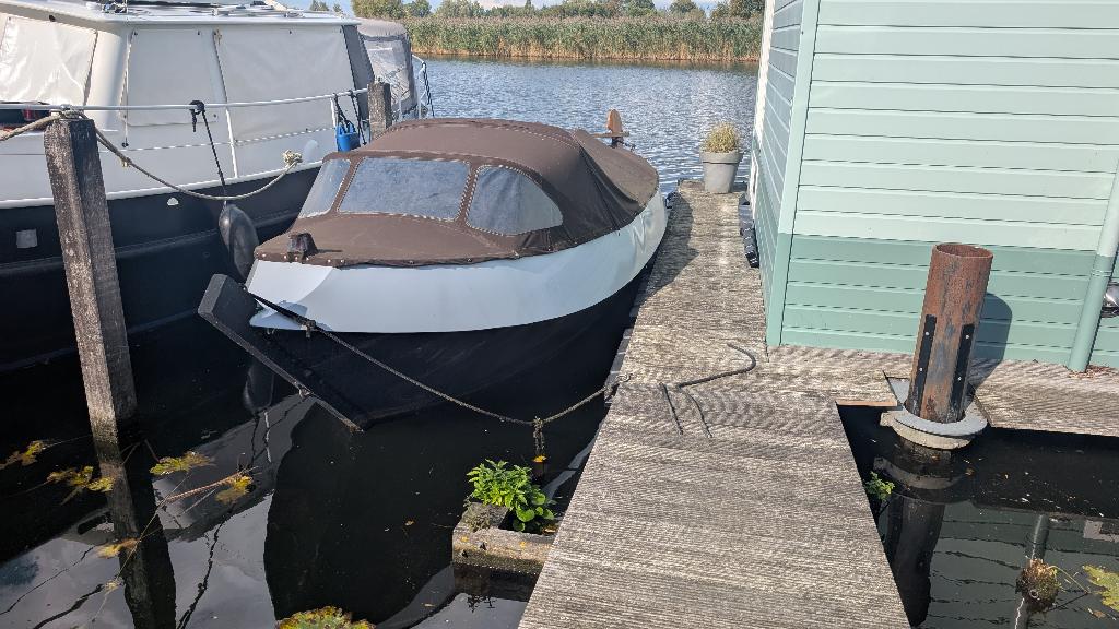 Aluminium Rietland Sloep 6.50 – 7.25 Van Vossen, Watersport en Boten, Sloepen, Gebruikt, Benzine, Aluminium, Buitenboordmotor