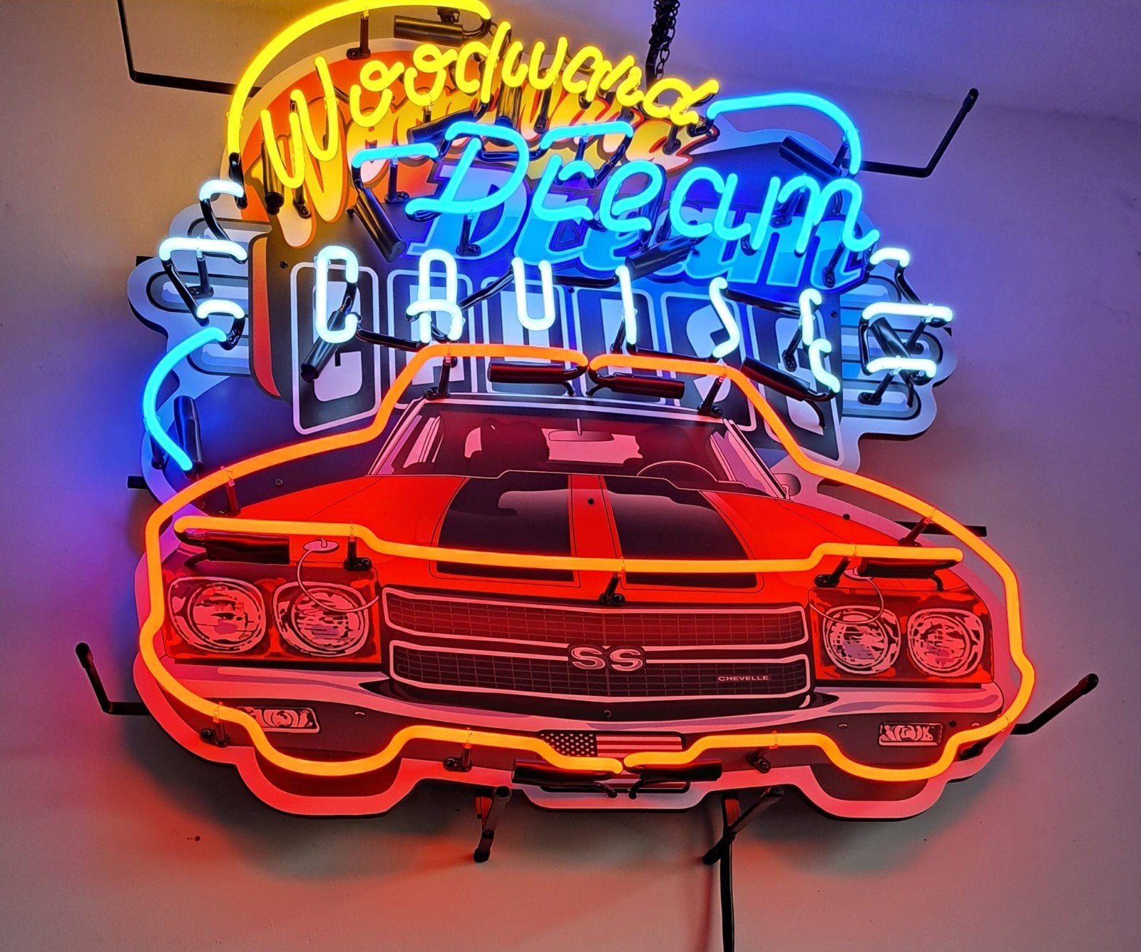 neon verlichting 80 x 85 cm, Ophalen