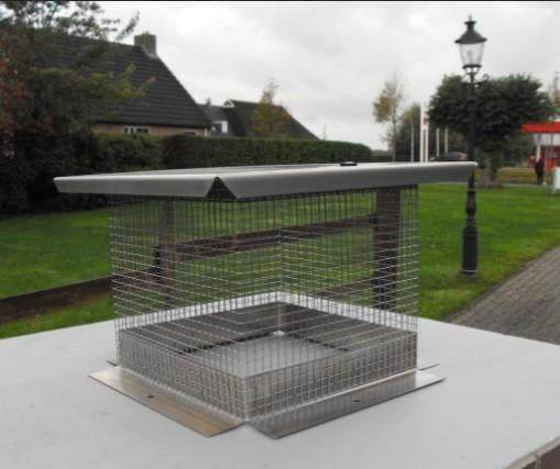 Schoorsteenkap/vonkenvanger NIEUW, Ophalen, Nieuw, Vrijstaande haard, Houthaard