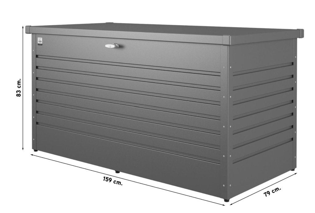 Biohort Hobbybox 160 / Opbergbox – Antraciet, Ophalen, Gebruikt, Metaal, Overige typen