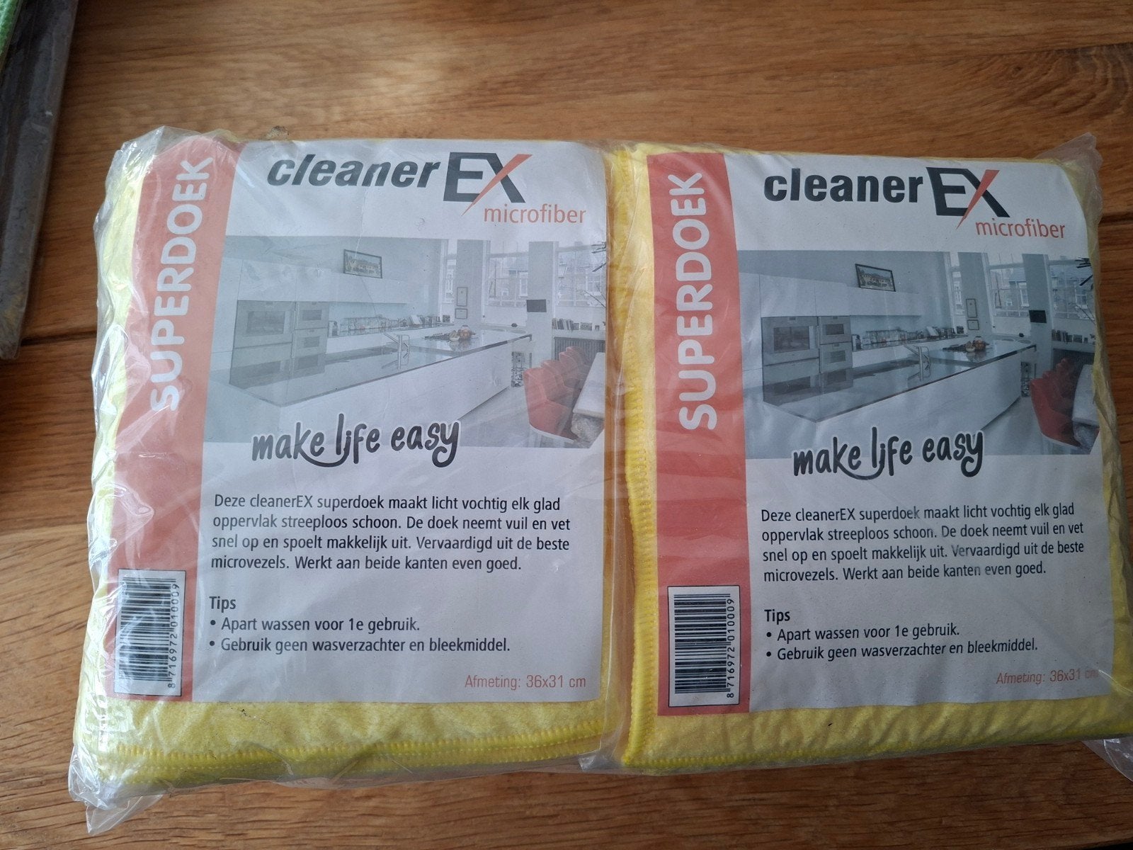 CleanerEX superdoek, Huis en Inrichting, Ophalen of Verzenden, Nieuw, Geel, Overige merken