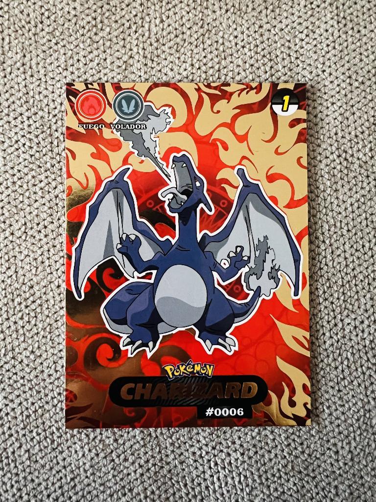 Charizard 006 Nintendo Gold Pokemon, Hobby en Vrije tijd, Verzamelkaartspellen | Pokémon, Verzenden, Zo goed als nieuw, Losse kaart