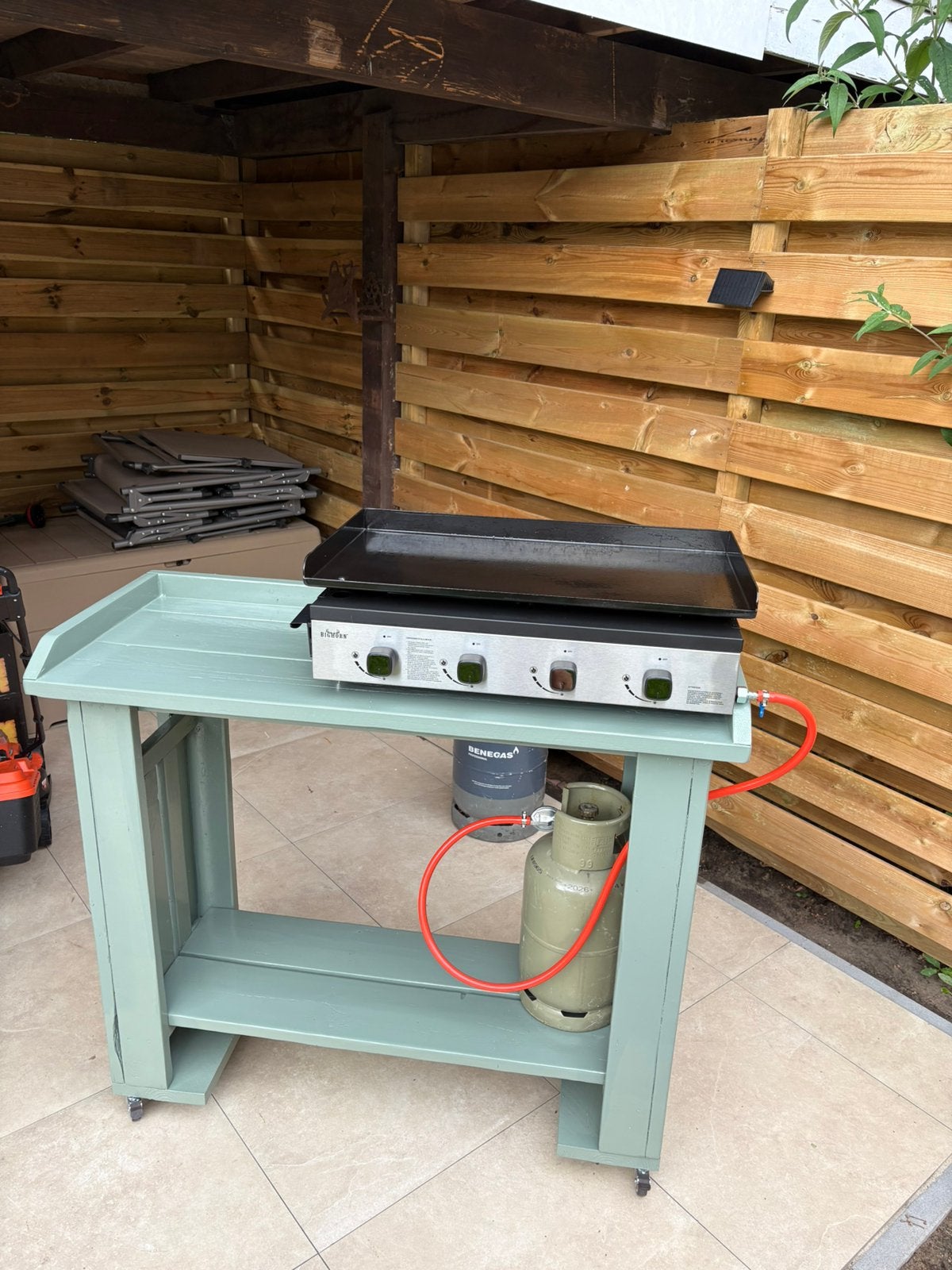 BBQ Kar / Grillplaat kar. / Plancha, Ophalen, Zo goed als nieuw
