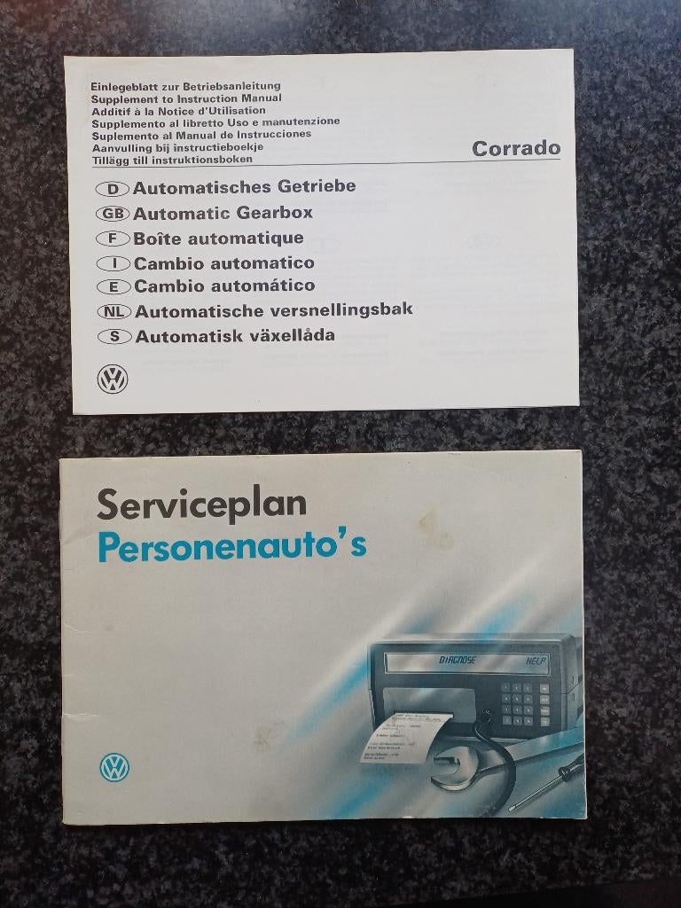 Vw corrado Serviceplan boekje, Auto-onderdelen, Ophalen of Verzenden, Gebruikt, Volkswagen