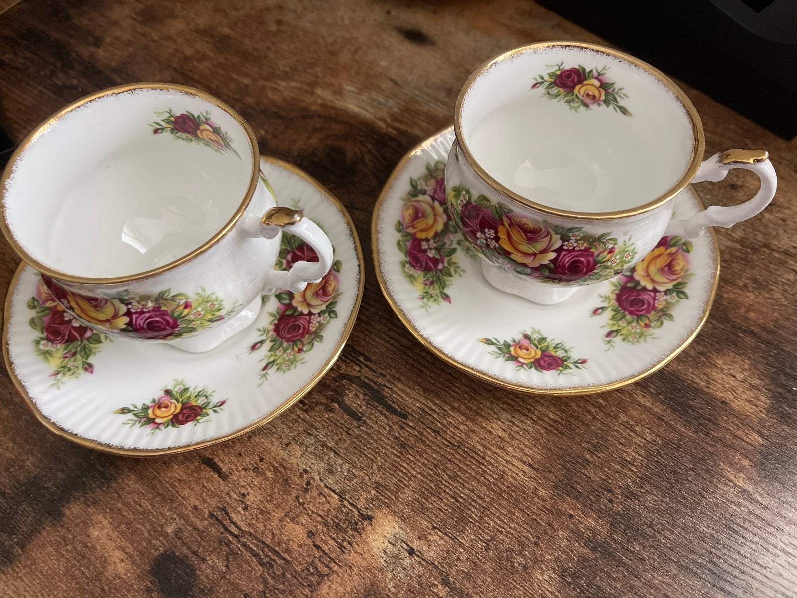 Elizabethan Staffordshire English Garden theekopjes, Ophalen of Verzenden