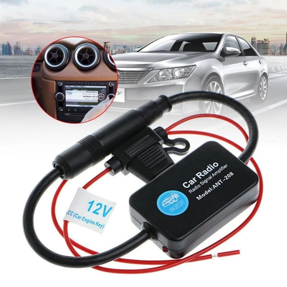 Auto radio antenne signaal versterker 12V 80-108Mhz, Ophalen of Verzenden, Nieuw