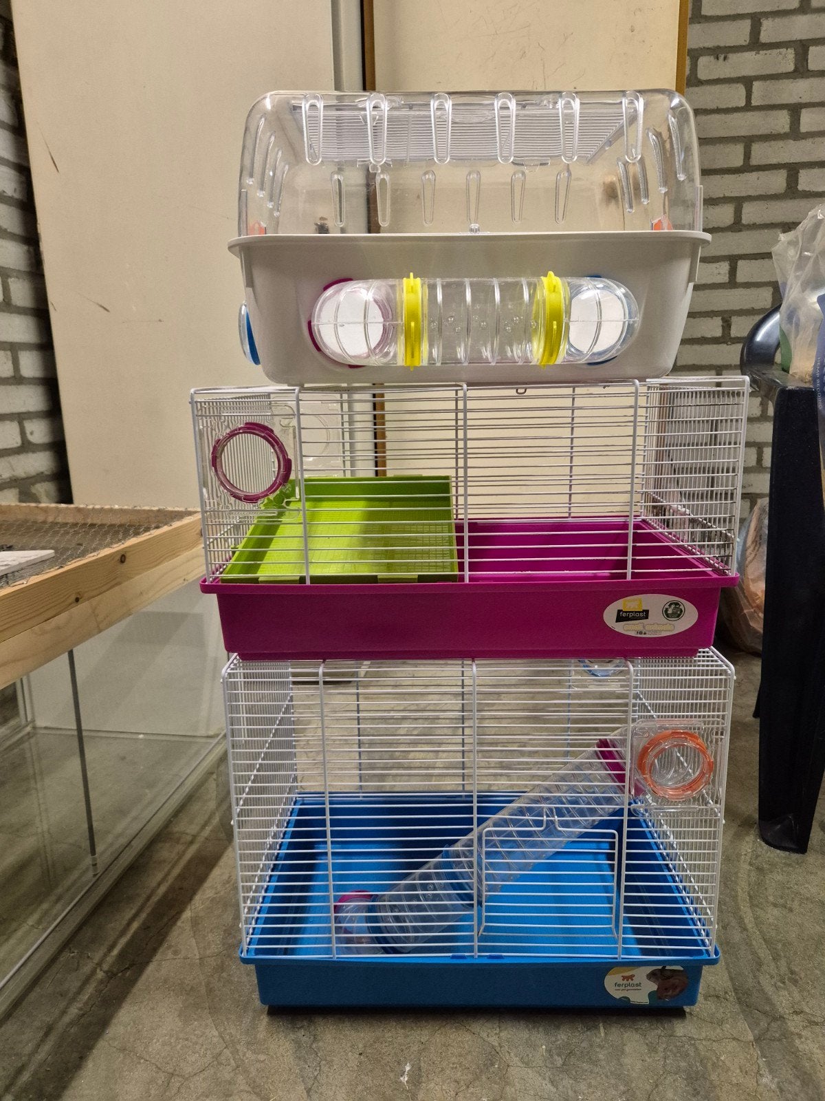 hamster kooitjes, Kooi, Minder dan 75 cm, Zo goed als nieuw, Hamster