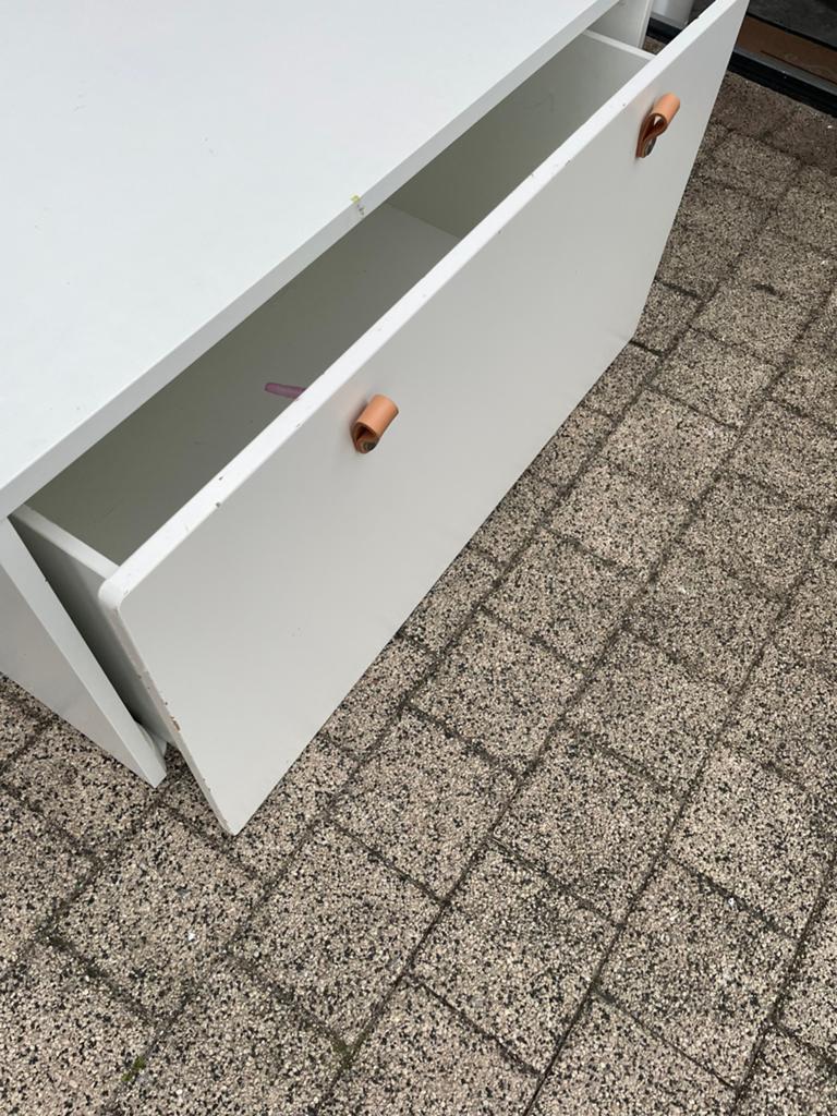 Ikea Stuva opbergmeubel wit 2 delen, Ophalen, Gebruikt, Minder dan 75 cm, 50 tot 70 cm