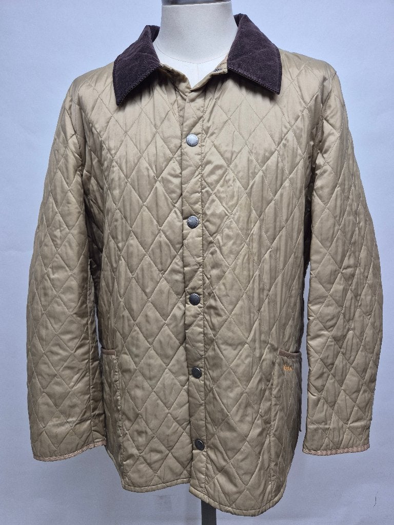 Barbour 'Lightweight Liddesdale' Quilt zomerjas, XL, Barbour, Beige, Maat 56/58 (XL), Ophalen of Verzenden
