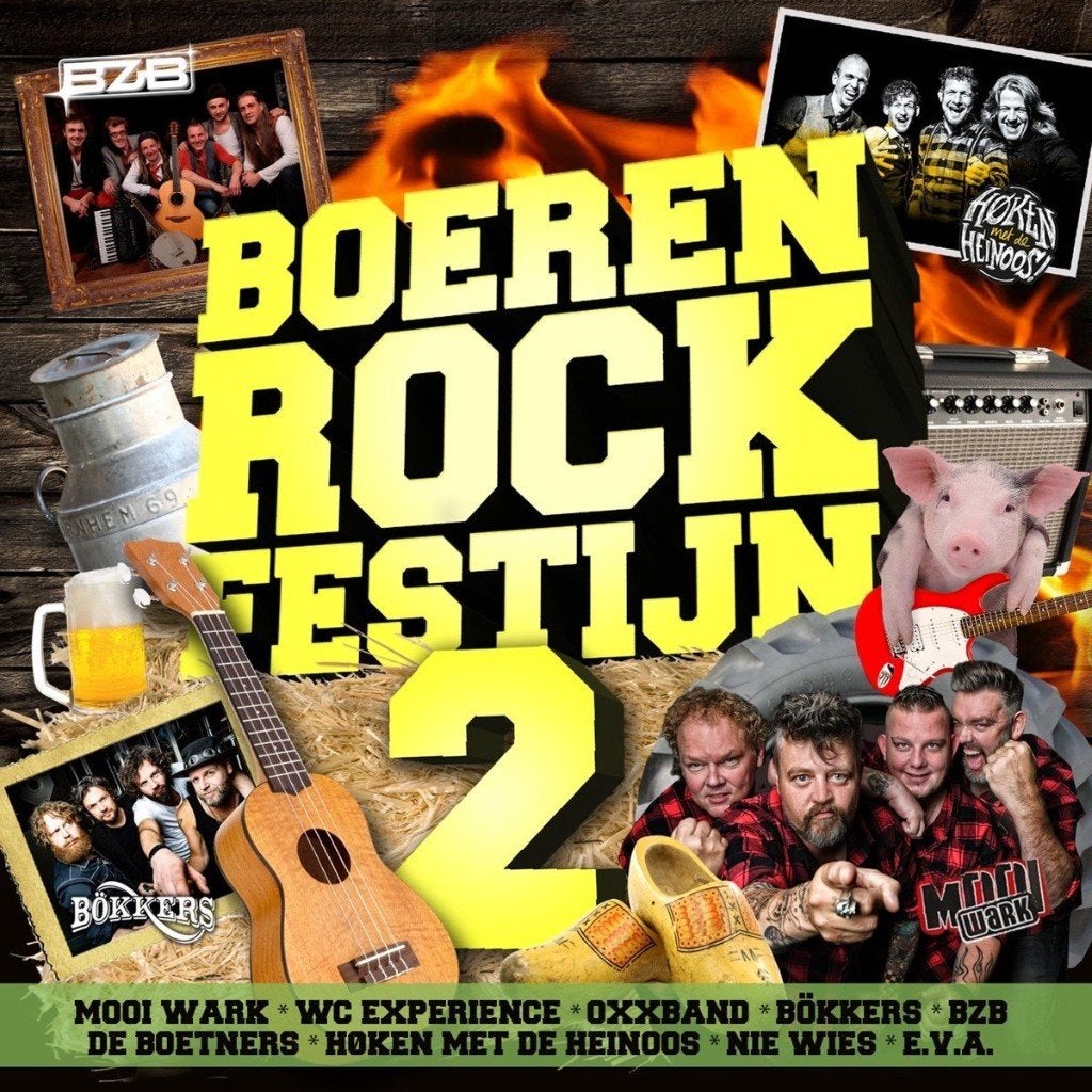 Boerenrock Festijn - Deel 2 - Originele CD Nieuw., Ophalen of Verzenden, Nieuw in verpakking, Pop