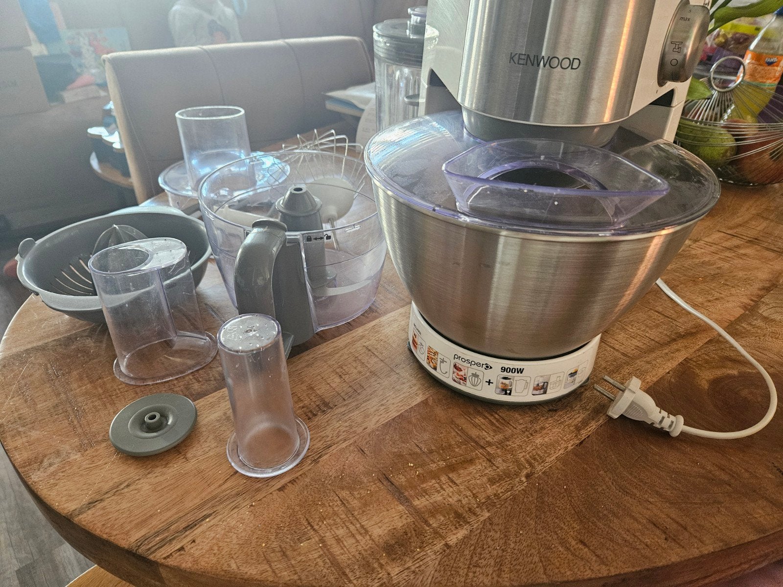 Kenwood Keukenmachine met accessoires - zo goed als nieuw, Ophalen of Verzenden, Zo goed als nieuw