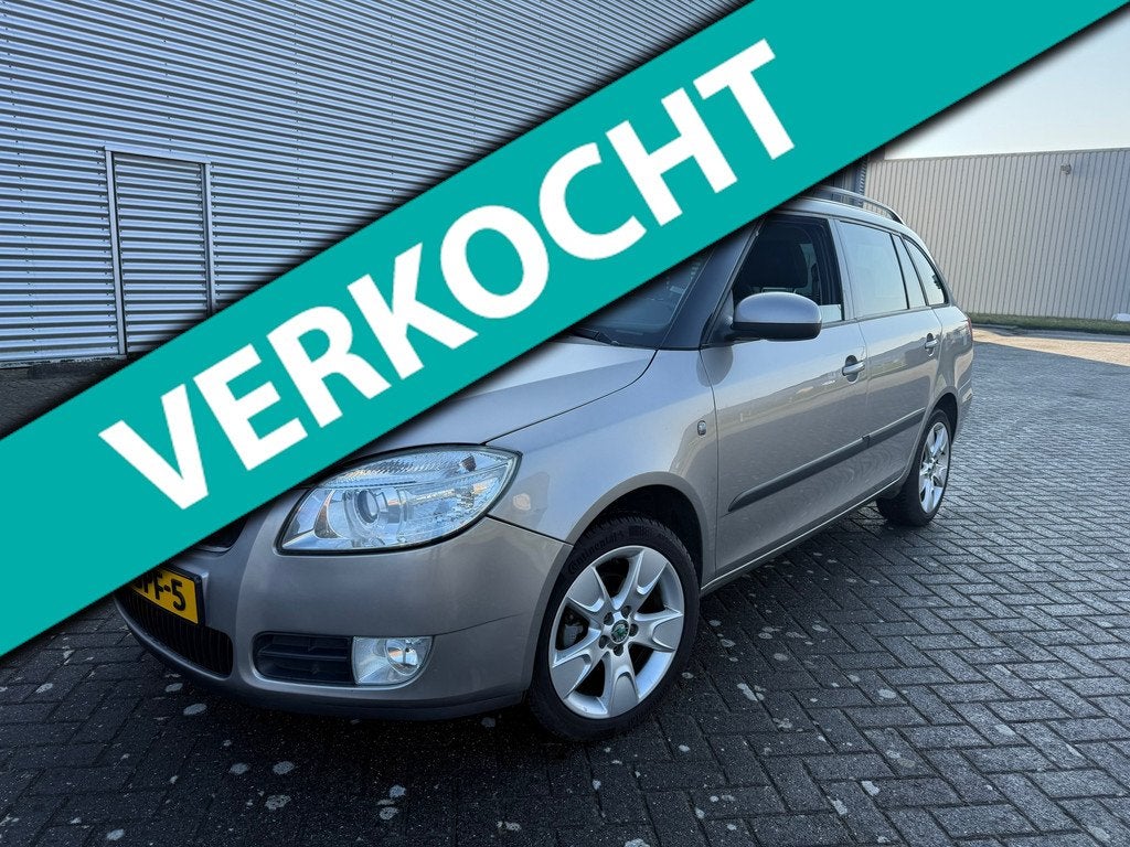 Skoda Fabia Combi 1.6-16V Sport NAP/APK 4-2027/CRUISE, Auto's, Skoda, Bedrijf, Te koop, Fabia, ABS, Airbags, Airconditioning, Bluetooth