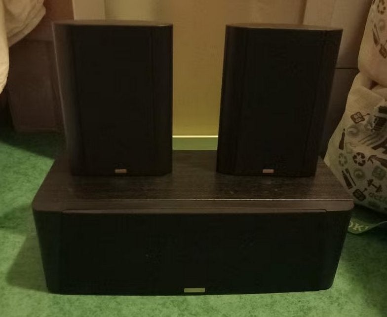 Jamo Sat 200 II en Jamo center 18 speakers luidsprekers., Audio, Tv en Foto, Luidsprekers, Ophalen of Verzenden, Gebruikt, 60 tot 120 watt