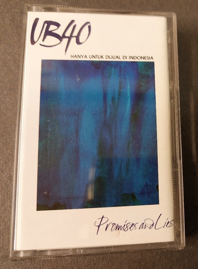UB40 CASSETTE Indonesie Promises And Lies UB 40 Zeldzaam !, Gebruikt, Verzenden, UB40, 1 bandje