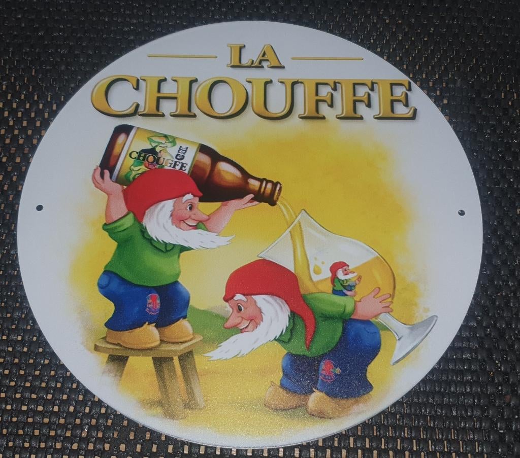 Wandbord la chouffe, Ophalen of Verzenden, Nieuw, Reclamebord, Plaat of Schild, Overige merken