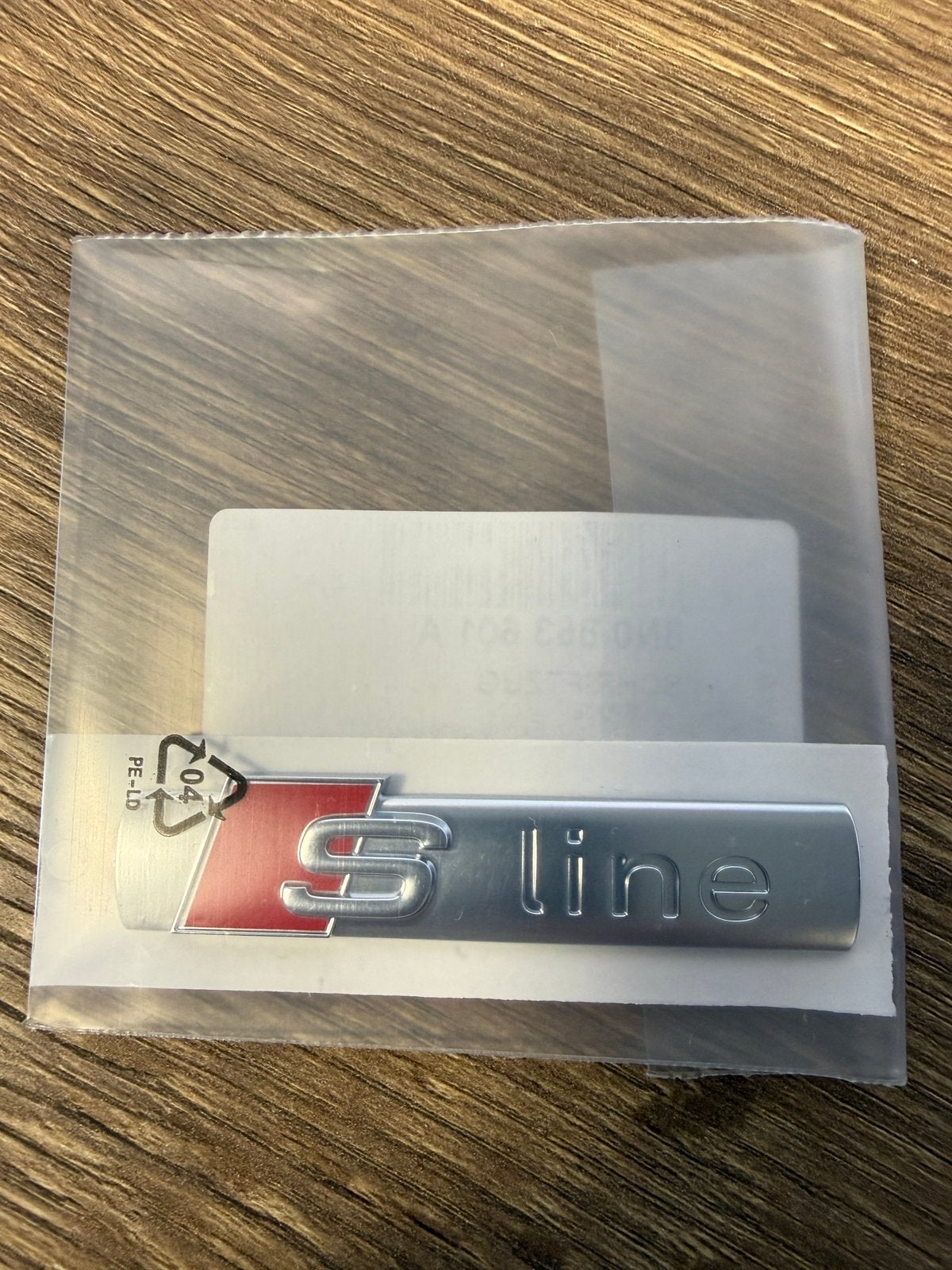 S-Line embeem NIEUW, Ophalen of Verzenden