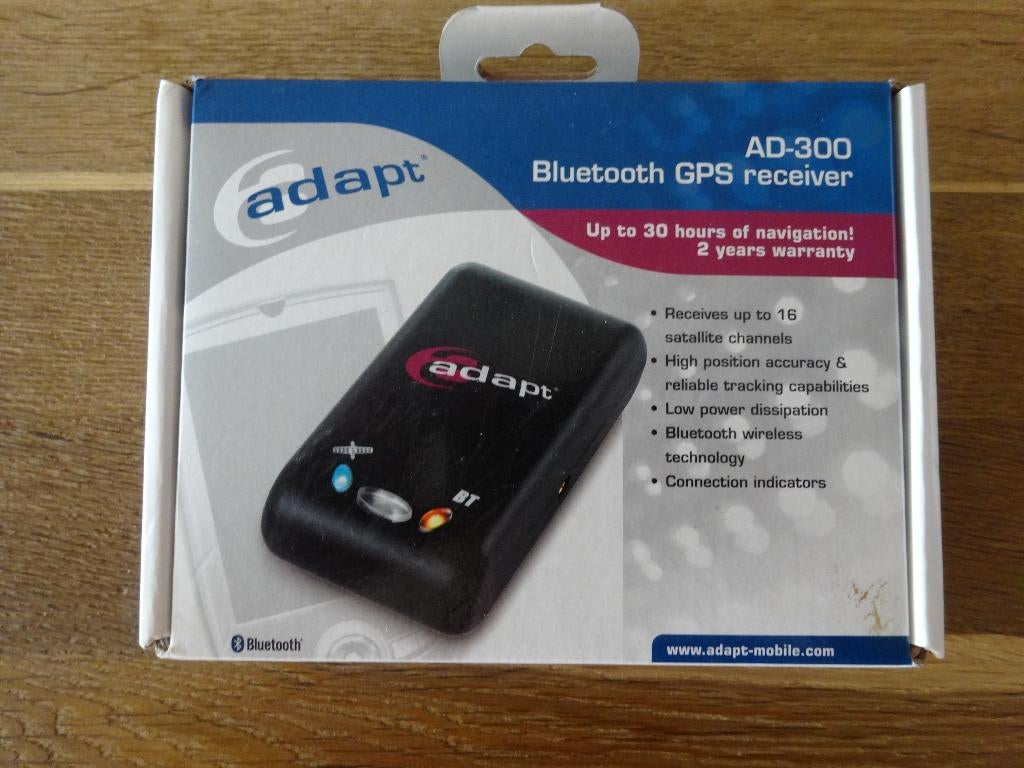 AD-300 Bluetooth GPS Receiver, Ophalen of Verzenden, Zo goed als nieuw
