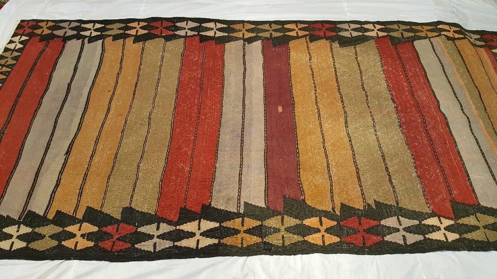 Perzische tapijt Ardabil kelim 340x 165/kleed/loper/Oosterse, Www.simatapijten.nl, 150 tot 200 cm, 200 cm of meer, Ophalen of Verzenden