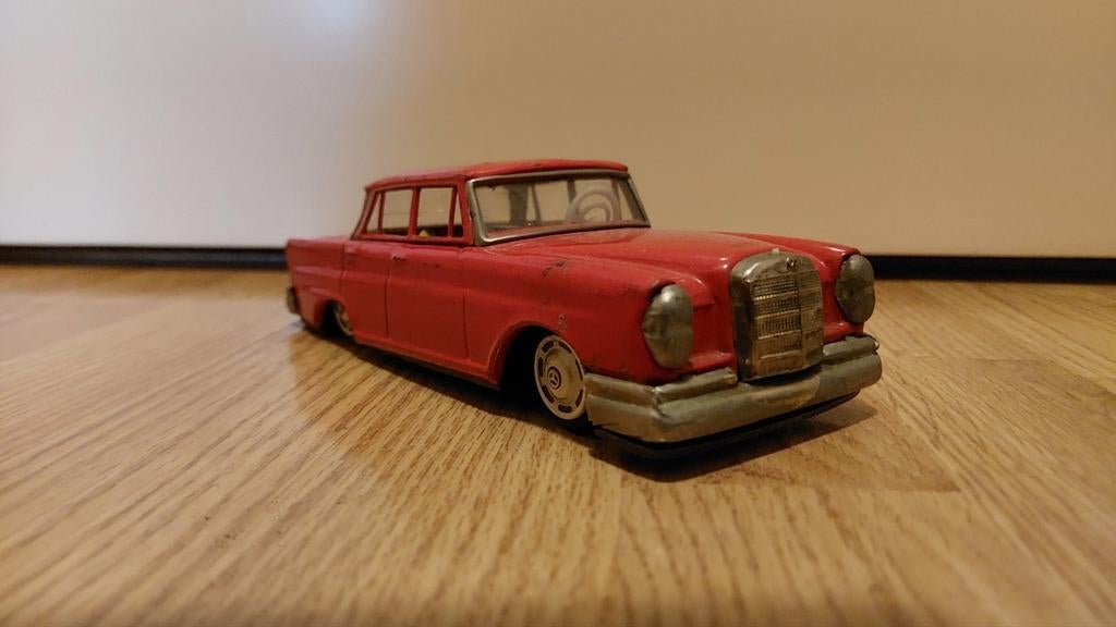 Blikken Mercedes, Antiek en Kunst, Antiek | Speelgoed, Ophalen of Verzenden