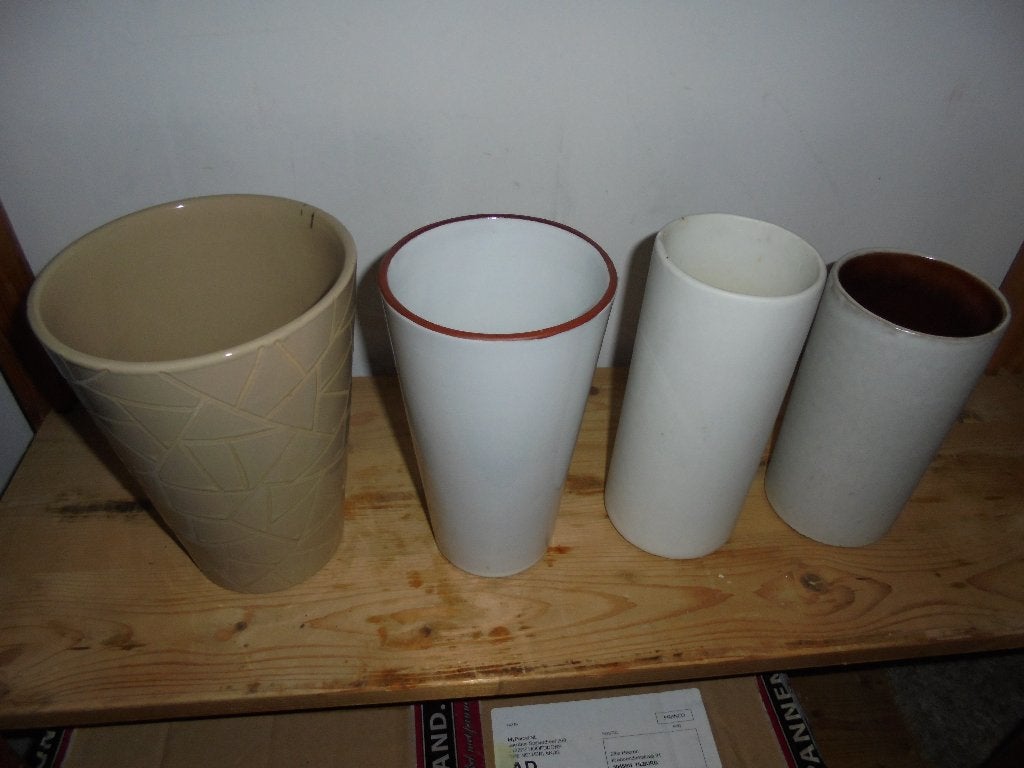 Bloemxazen en bloempotten in diverse maten en kleuren, Rond, Ophalen of Verzenden, Minder dan 25 cm, Aardewerk