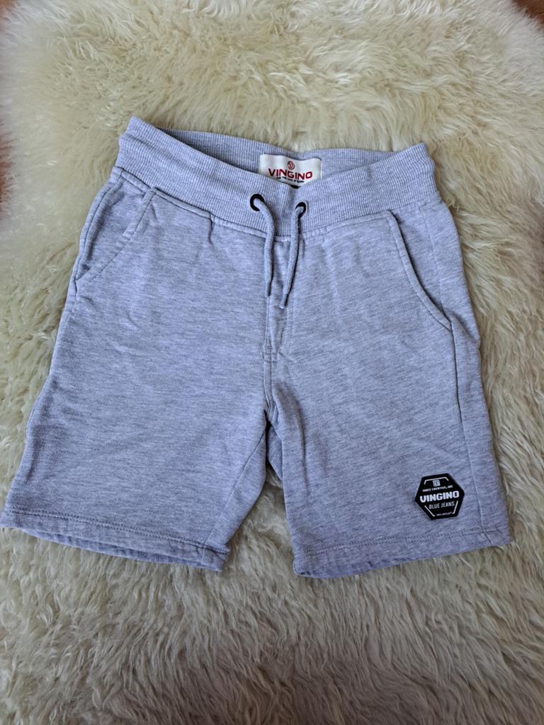 Vingino korte joggingbroek grijs maat 128 jongen, Gebruikt, Vingino, Jongen, Ophalen
