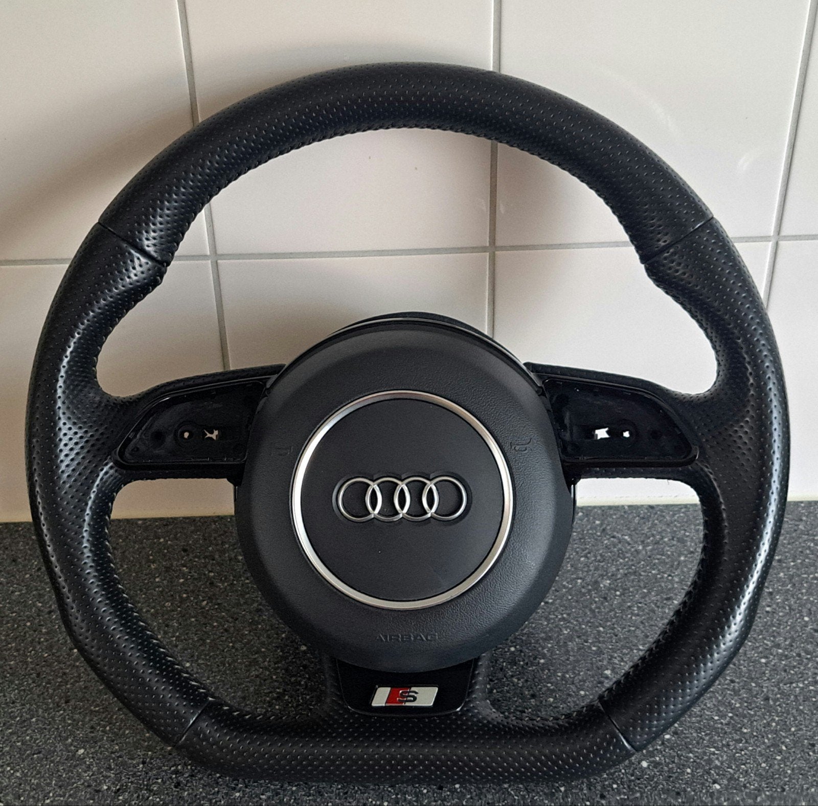 Audi RS6 C7 Stuur (2018) - Zonder Airbag en knoppen, Ophalen of Verzenden, Gebruikt, Audi