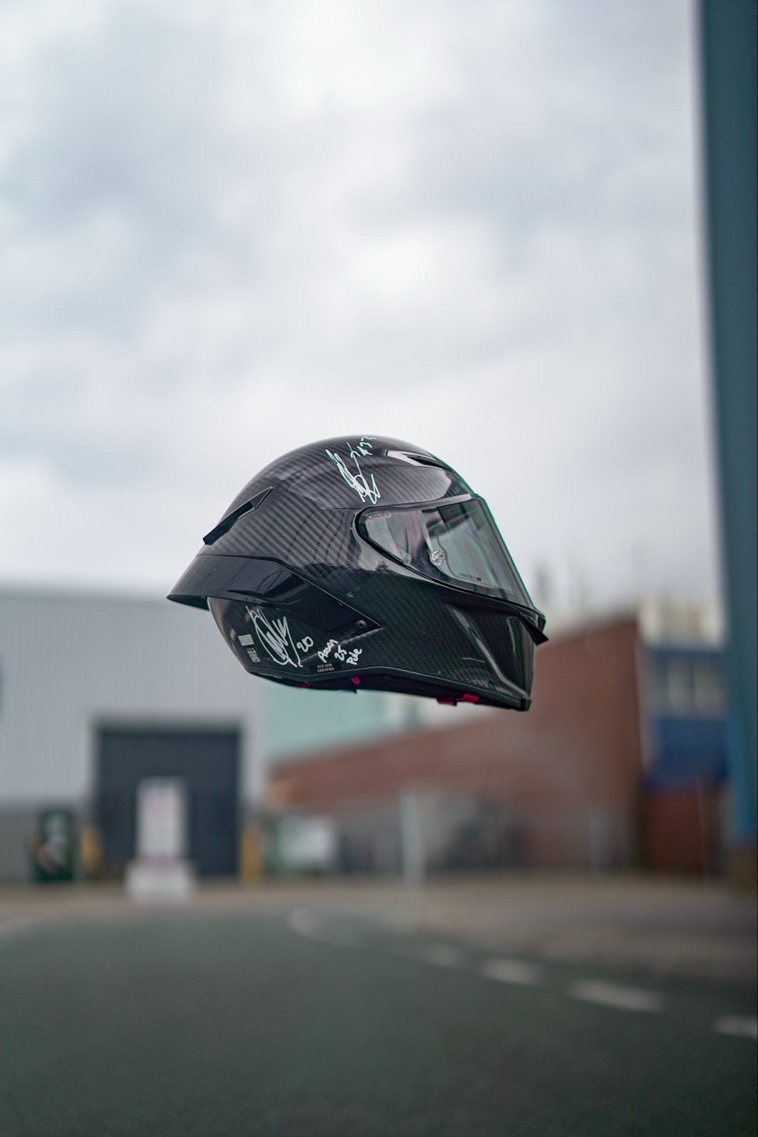 AGV Pista GP RR Carbon met MotoGP handtekeningen, Ophalen, Heren, Tweedehands, Integraalhelm