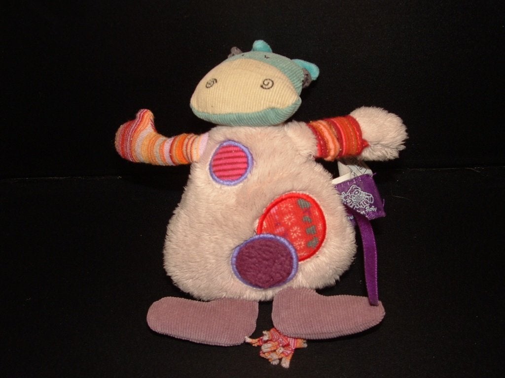 MOULIN ROTY GIRAFFE MET PLUCHE WOLLG BEIGE LIJFJE FIJN, Ophalen of Verzenden, Nieuw, Overige typen