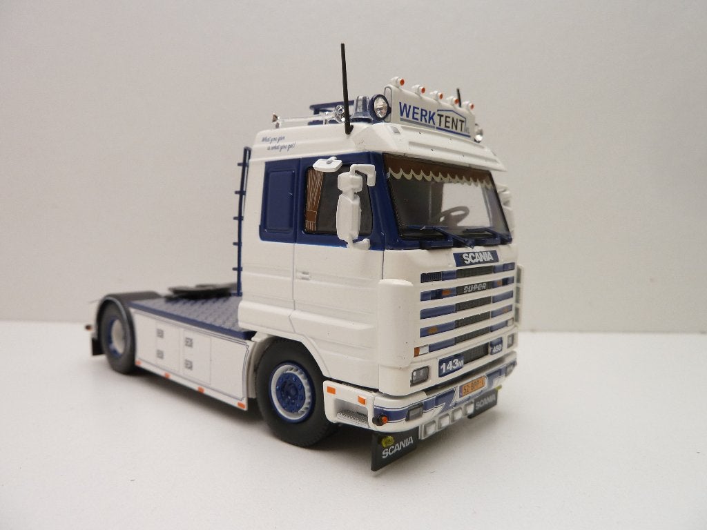 Scania 143M-450  Streamline  '' Werktent b.v.  ''  Tekno, Ophalen of Verzenden, Zo goed als nieuw, Bus of Vrachtwagen, Tekno