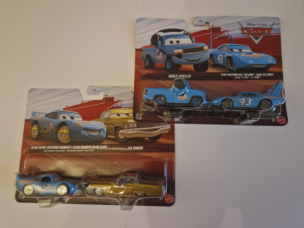 Disney Pixar Cars Bling Bling McQueen & Roger Wheeler Sets, Ophalen of Verzenden, Nieuw