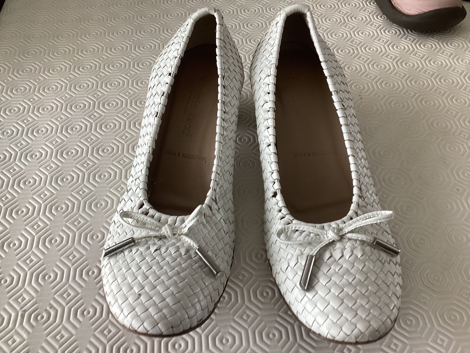Witte pumps, Daniele Tucci, Ophalen of Verzenden, Zo goed als nieuw, Wit