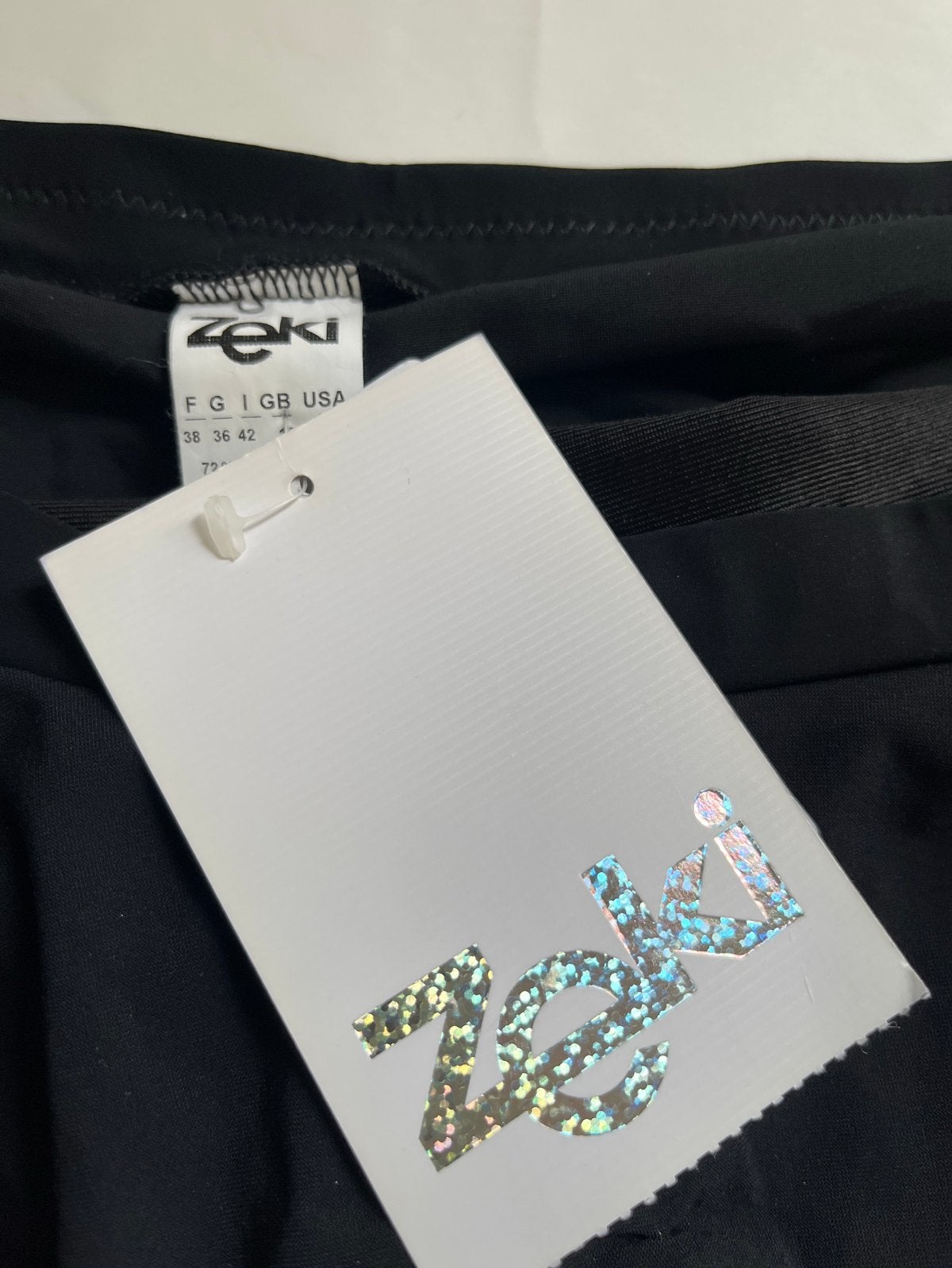 Nieuw Zeki bikini broekje met rokje - Maat 36/38, Ophalen of Verzenden, Nieuw, Zwart, Bikini