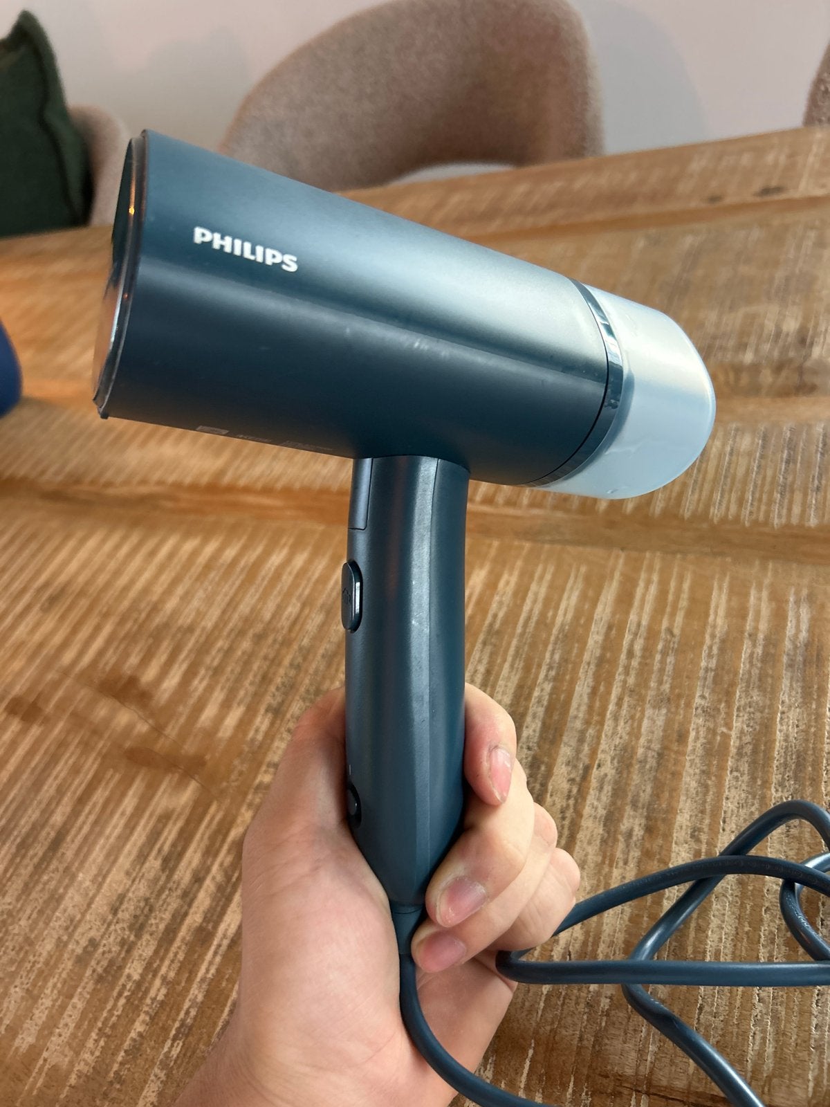 PHILIPS STH3000/20 Kledingstomer Reno Blue, Witgoed en Apparatuur, Stoomapparaten, Ophalen of Verzenden, Zo goed als nieuw, Kledingstomer