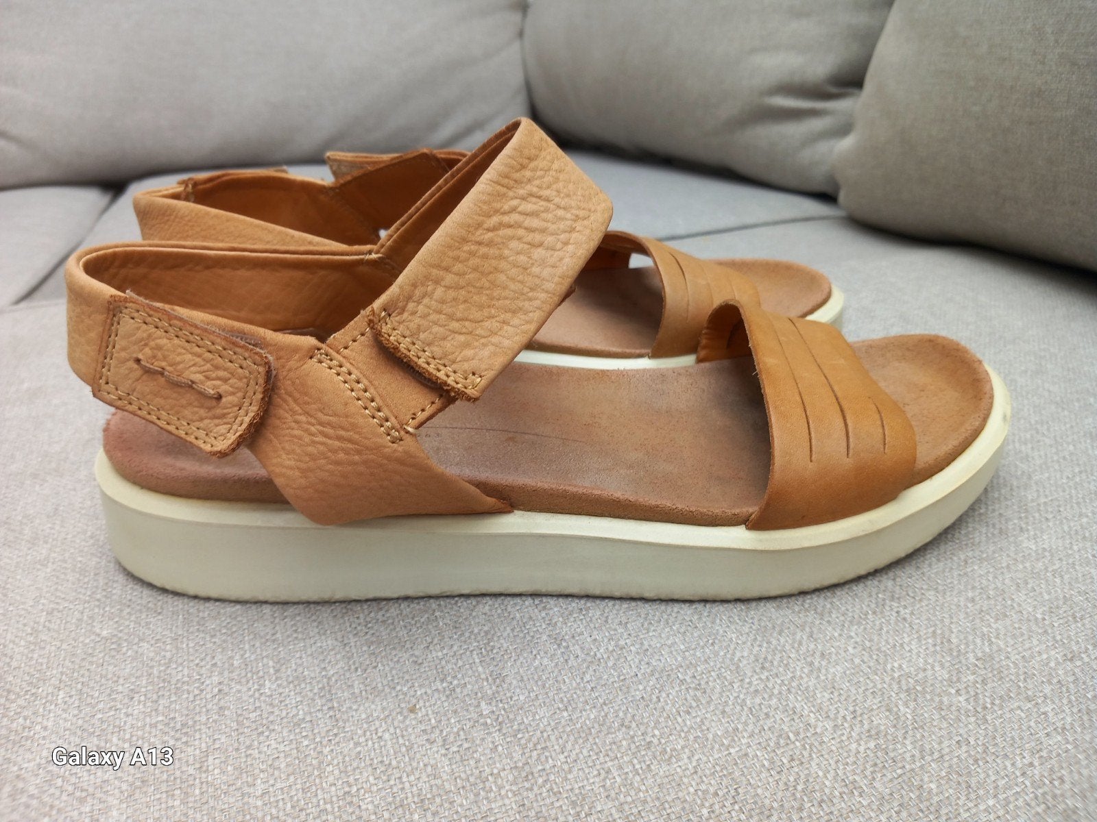 Ecco sandalen maat 38, Ecco, Bruin, Ophalen of Verzenden, Zo goed als nieuw