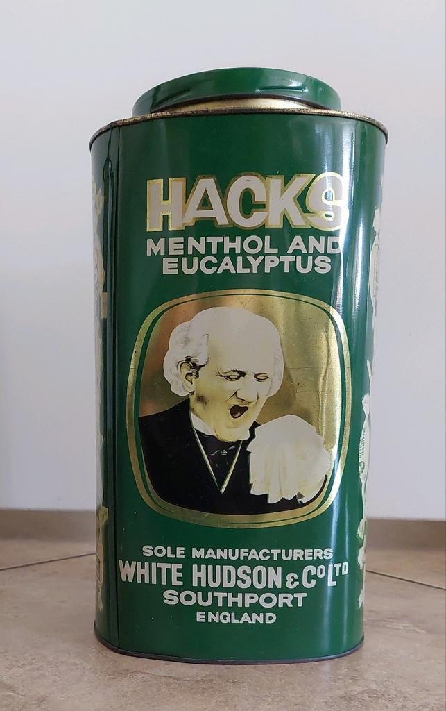Vintage groen blik Hacks, Ophalen of Verzenden, Gebruikt, Overige