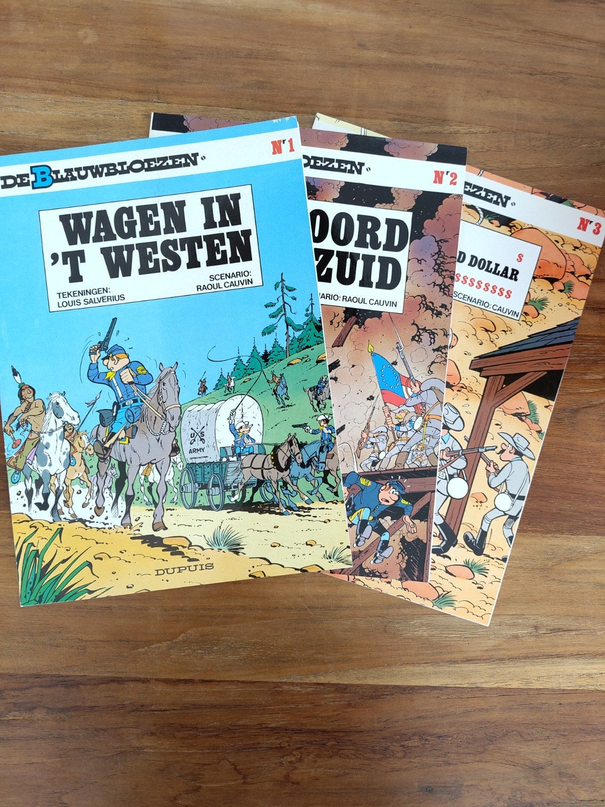 De Blauwbloezen collectie 1-47 - Complete reeks, Meerdere stripboeken, Ophalen of Verzenden, Gelezen