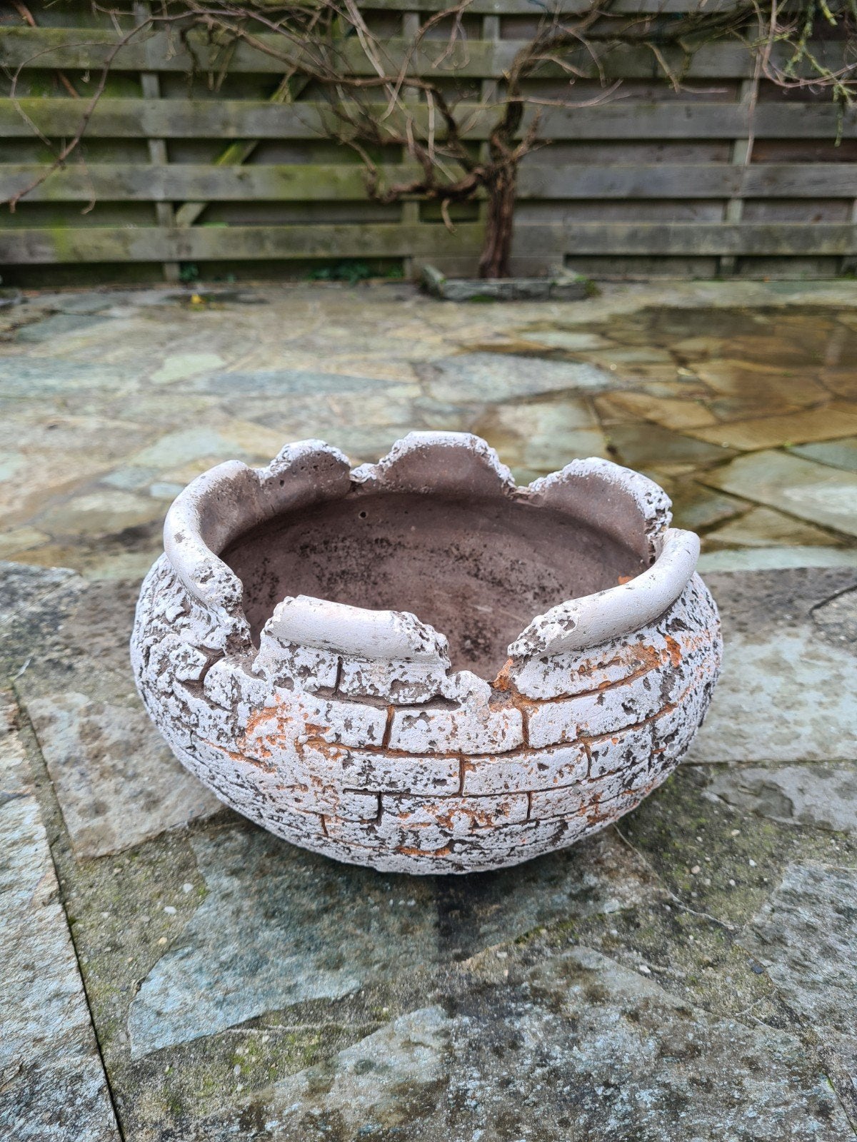 Binnen bloempot, Rond, Ophalen of Verzenden, Zo goed als nieuw, Minder dan 40 cm