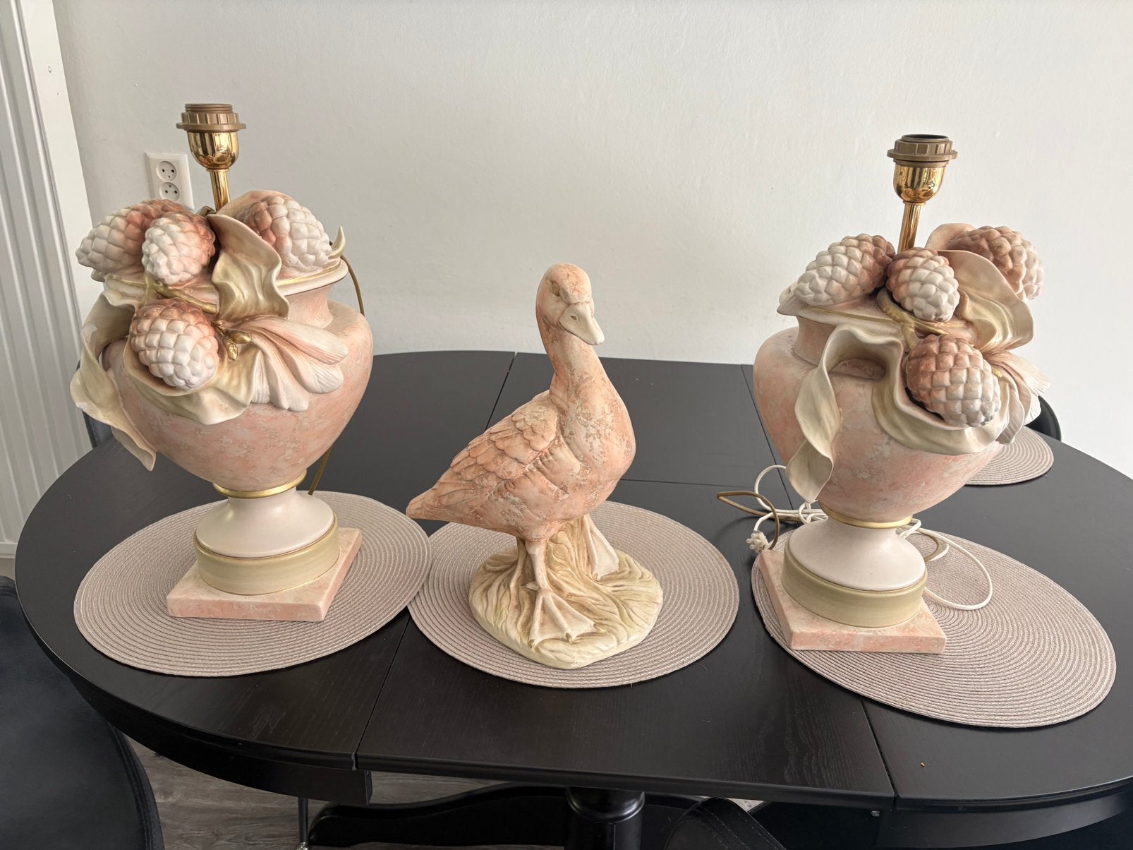 Lampenset, Roze, Ophalen, Overige typen, Art deco