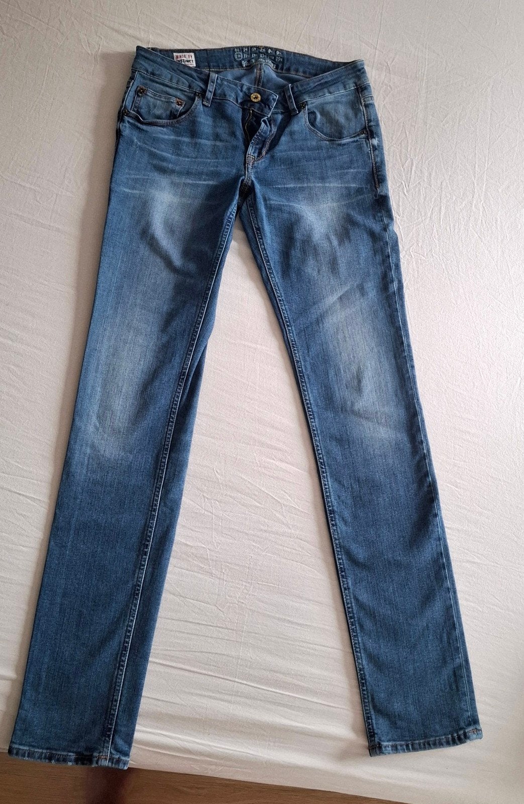 Gsus jeans- The Rosa 302-MEBL Medium Blue W29/L34, Gsus, Blauw, Overige jeansmaten, Ophalen of Verzenden