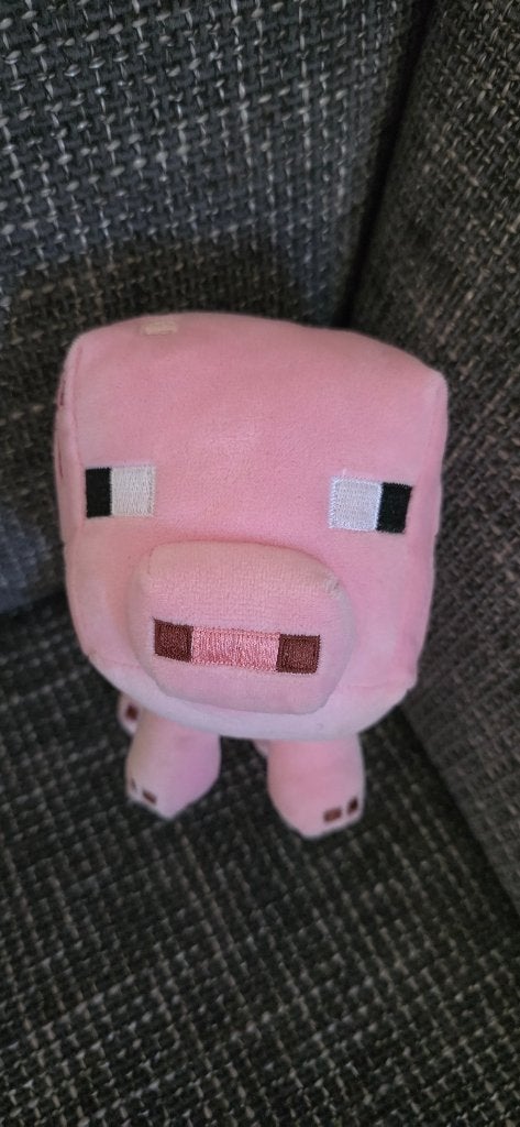 Varken knuffel minecraft, Kinderen en Baby's, Ophalen of Verzenden, Zo goed als nieuw, Overige typen