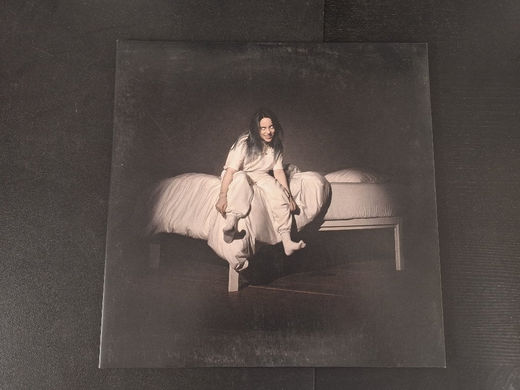 Vinyl album dubbel lp Billie Eilish when we all fall asleep, Cd's en Dvd's, Ophalen of Verzenden, Zo goed als nieuw, LP