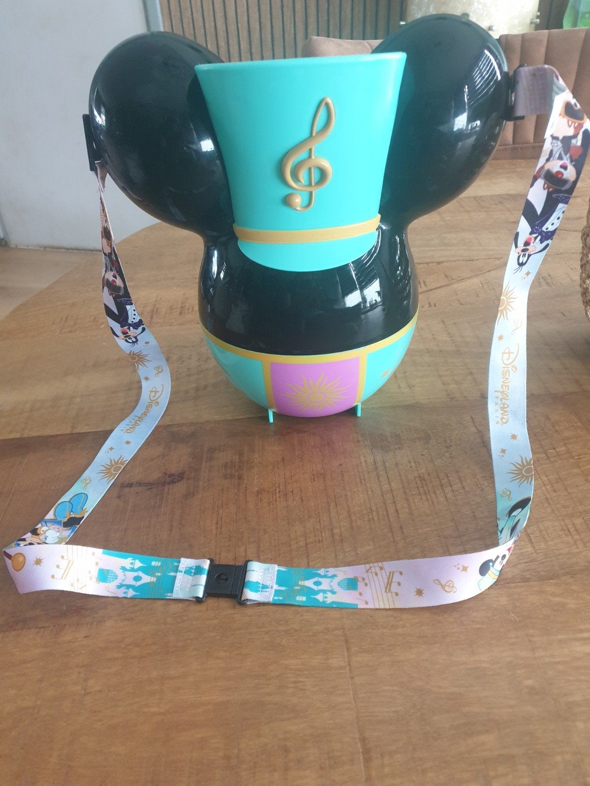 Disney Parks Mickey Mouse Popcorn Emmer met Draagband, Verzamelen, Ophalen of Verzenden, Mickey Mouse, Zo goed als nieuw, Overige typen