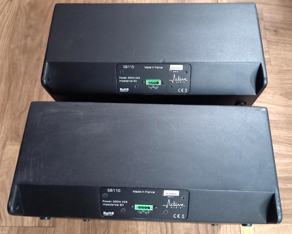 ACTIVE AUDIO Subwoofer SB110, Audio, Tv en Foto, Luidsprekers, Subwoofer, Zo goed als nieuw, 120 watt of meer, Ophalen