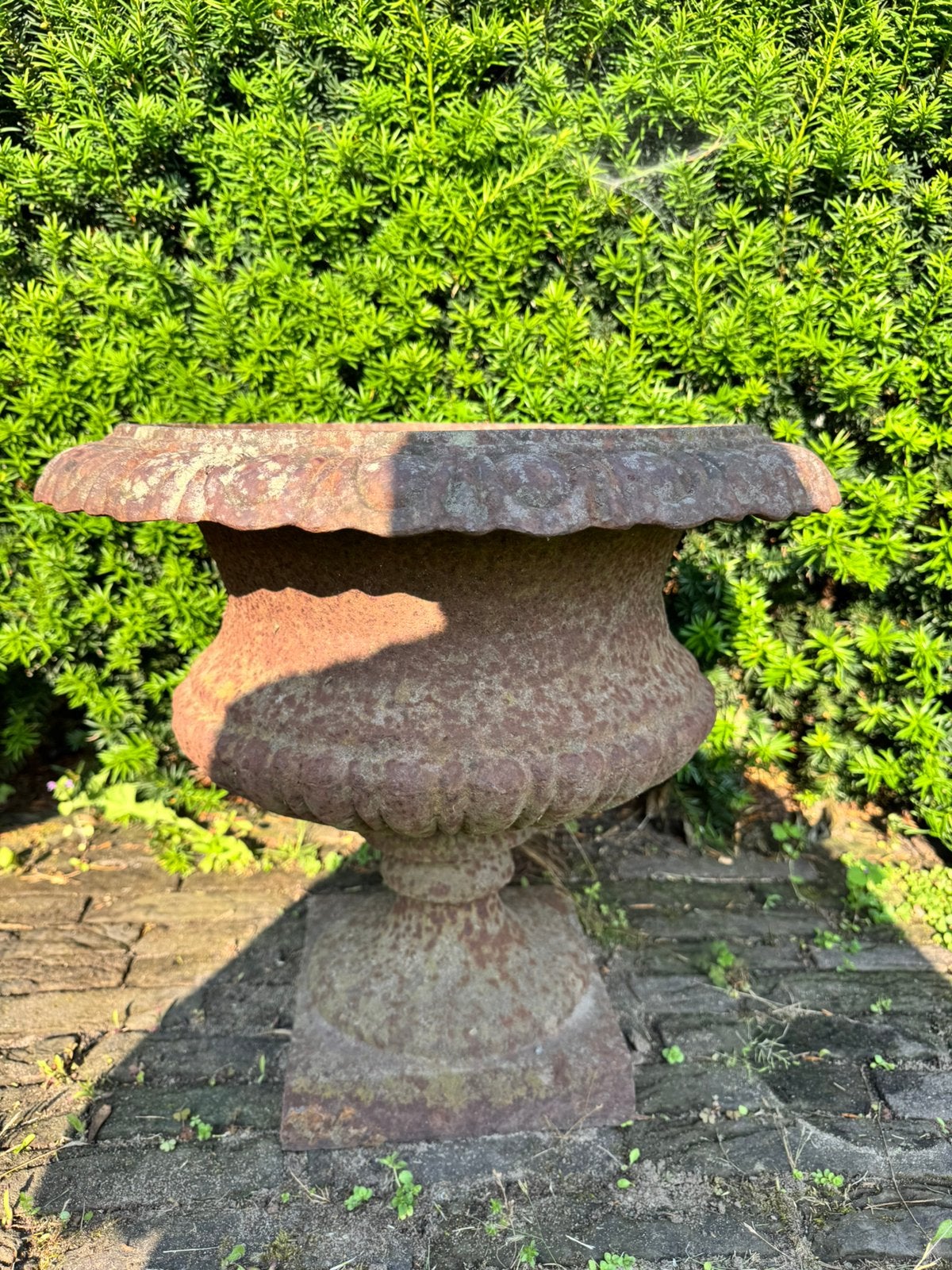 Bloempot gietijzer, Tuin en Terras, Tuinvazen, Ophalen, Zo goed als nieuw