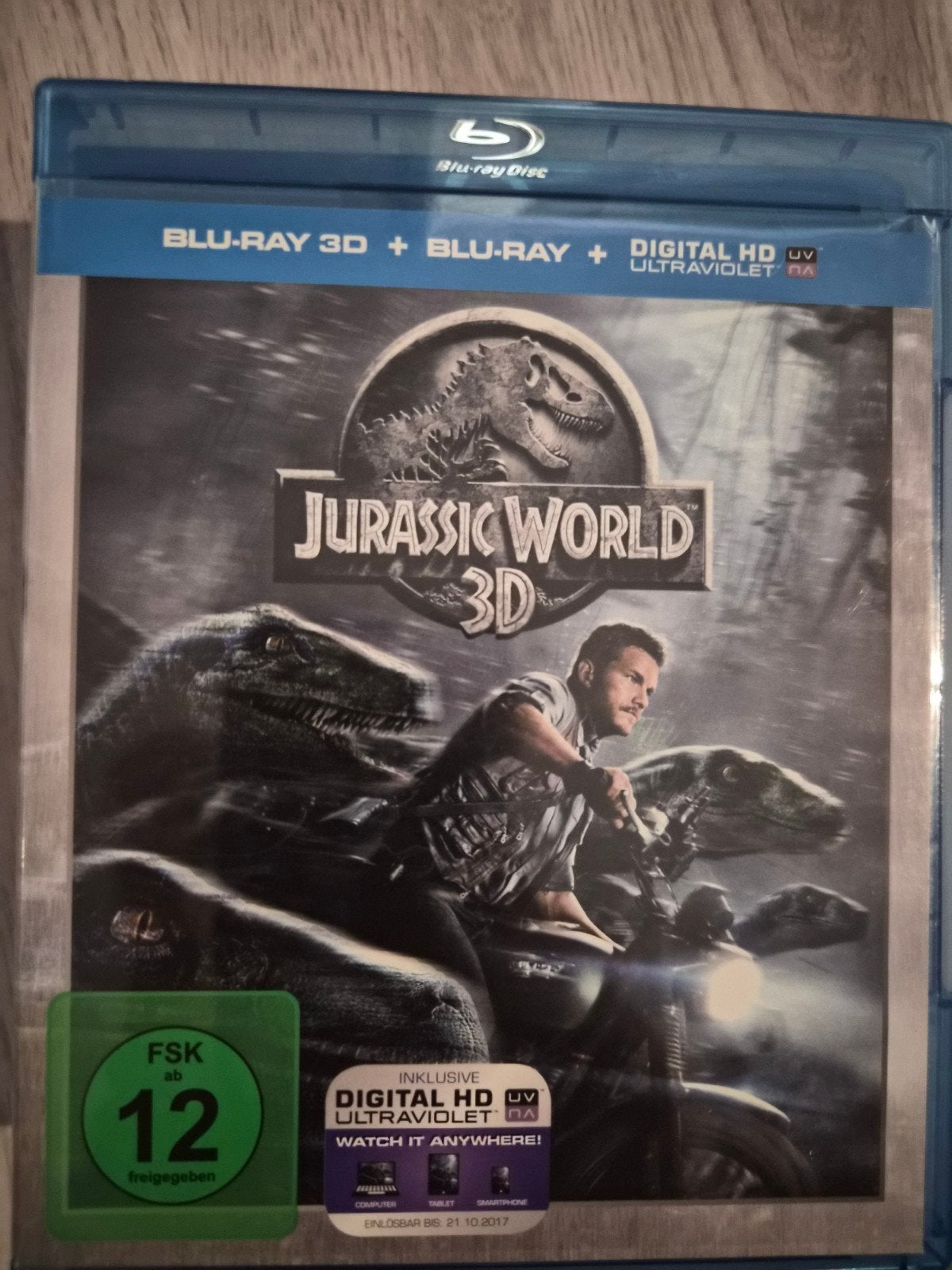 Jurassic World 3D + Blu-ray - Actie Avontuur Film, Ophalen of Verzenden