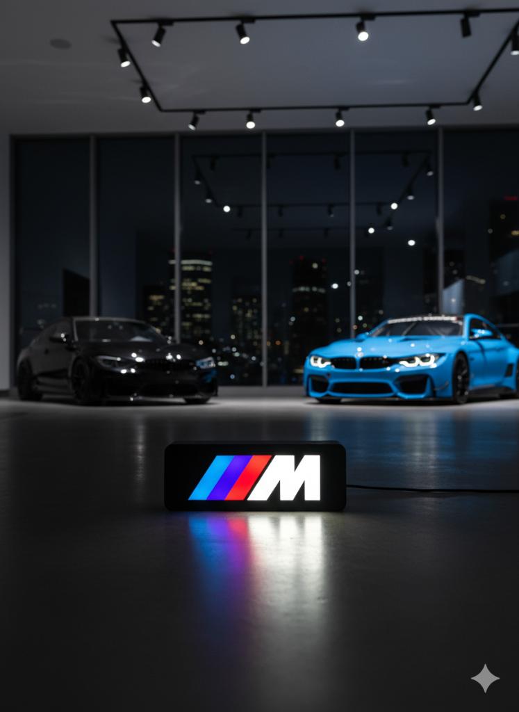 Lightbox/lichtbak BMW M Power, Verzamelen, Automerken, Motoren en Formule 1, Verzenden, Nieuw, Auto's