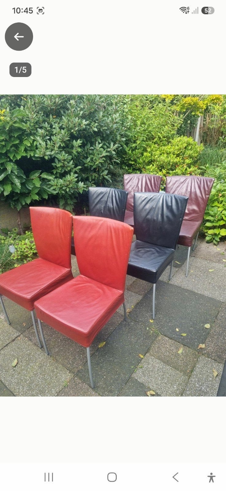 6 Montis Spica Design eetkamer stoelen, Huis en Inrichting, Gebruikt, Overige kleuren, Design Modern, Ophalen of Verzenden